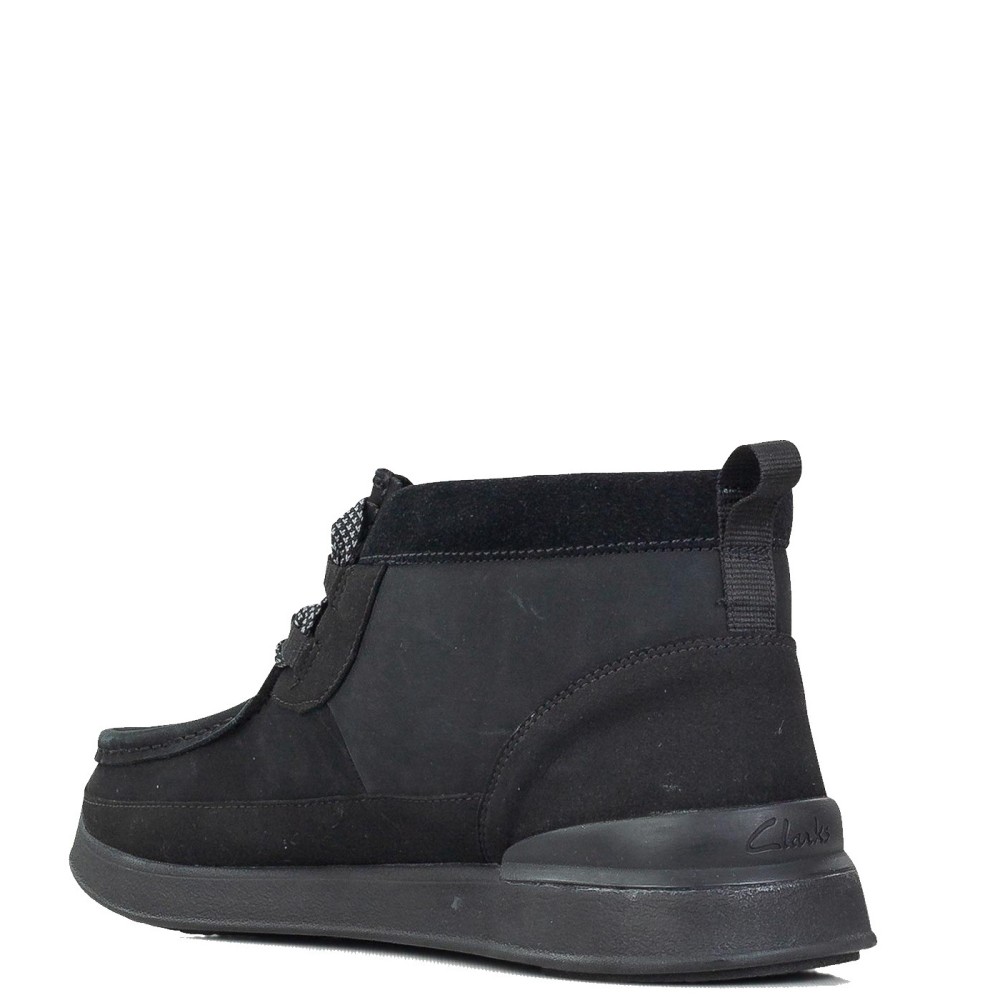 CLARKS</br>Ανδρικά Μποτάκια Μαύρο Nubuck RACE LITE WALLY Clarks CLARKS</br>Ανδρικά Μποτάκια Μαύρο Nubuck RACE LITE WALLY Clarks