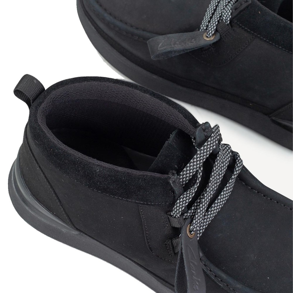 CLARKS</br>Ανδρικά Μποτάκια Μαύρο Nubuck RACE LITE WALLY Clarks CLARKS</br>Ανδρικά Μποτάκια Μαύρο Nubuck RACE LITE WALLY Clarks