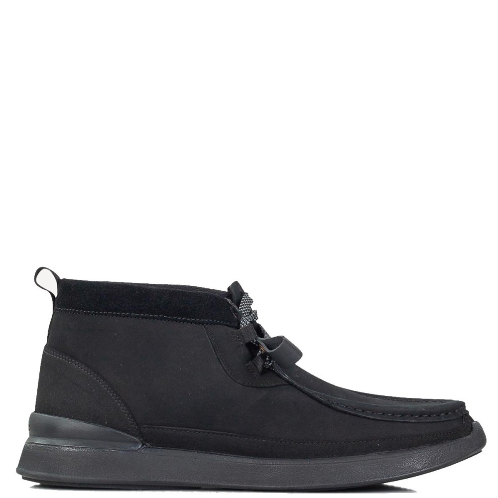 CLARKS</br>Ανδρικά Μποτάκια Μαύρο Nubuck RACE LITE WALLY Clarks CLARKS</br>Ανδρικά Μποτάκια Μαύρο Nubuck RACE LITE WALLY Clarks