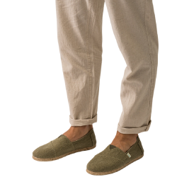 Ανδρικές Εσπαντρίγιες Χακί RAW CLASSIC ESSENTIAL 2230201H1101-404 Paez