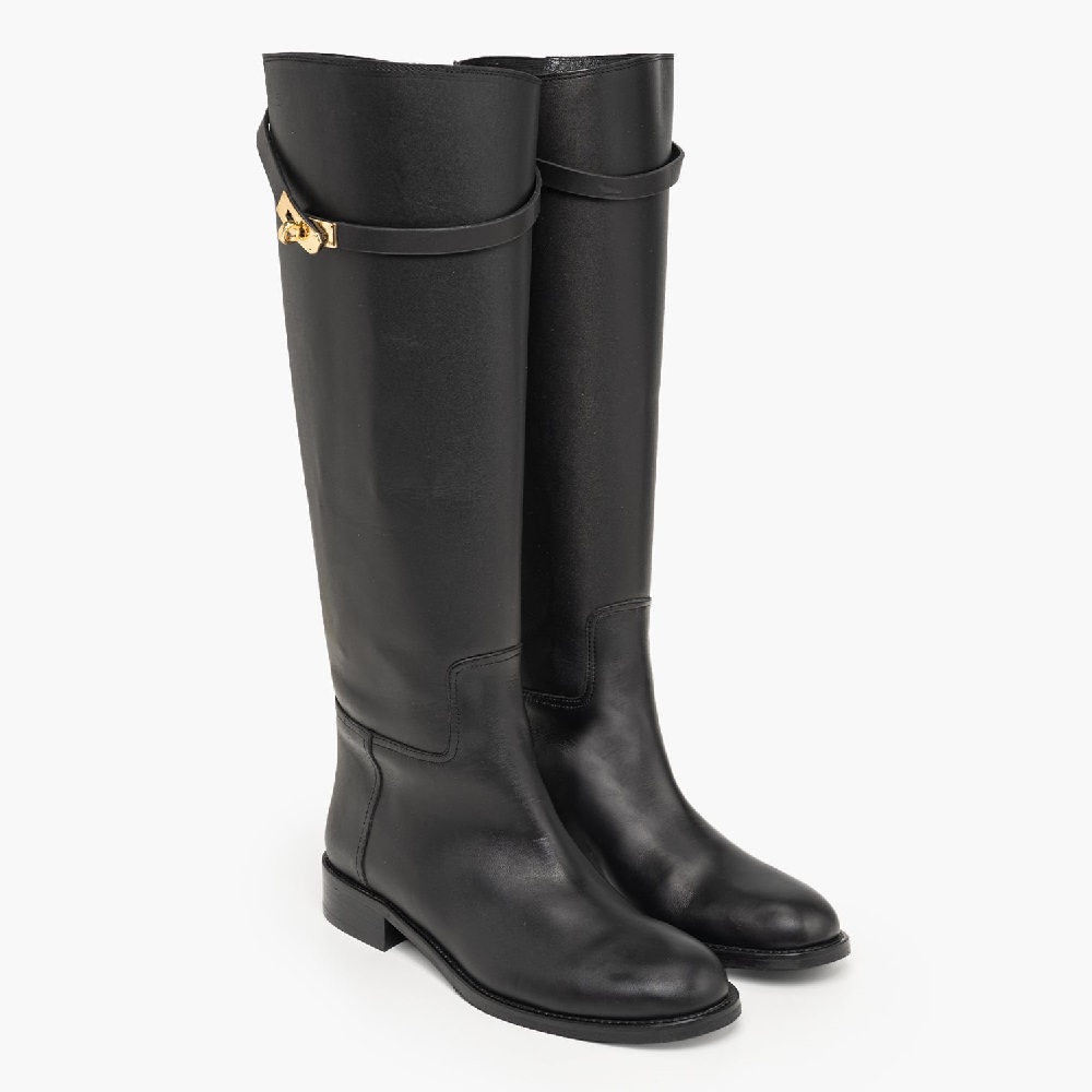 KALOGIROU</br>Kalogirou ΡΕΗΣ-0071 Γυναικεία Μπότα Μαύρο Δέρμα KALOGIROU</br>Kalogirou ΡΕΗΣ-0071 Γυναικεία Μπότα Μαύρο Δέρμα