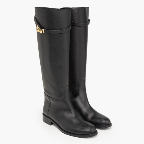 Kalogirou ΡΕΗΣ-0071 Γυναικεία Μπότα Μαύρο Δέρμα Kalogirou ΡΕΗΣ-0071 Γυναικεία Μπότα Μαύρο Δέρμα