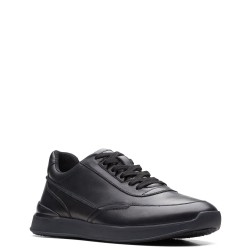 Ανδρικά Sneakers Μαύρο Δέρμα RACE LITE LACE Clarks