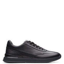 Ανδρικά Sneakers Μαύρο Δέρμα RACE LITE LACE Clarks