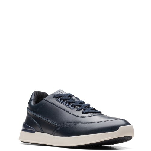Ανδρικά Sneakers Μπλε Δέρμα RACE LITE LACE Clarks