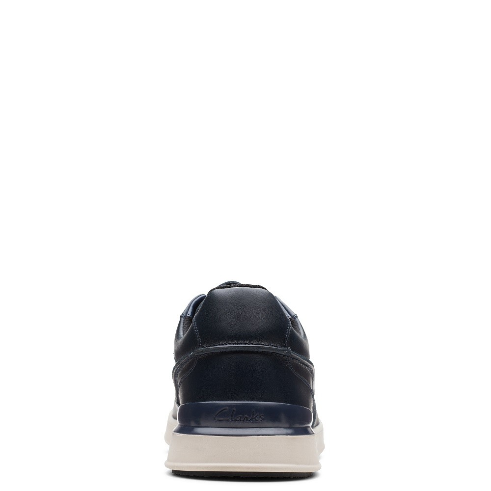 CLARKS</br>Ανδρικά Sneakers Μπλε Δέρμα RACE LITE LACE Clarks CLARKS</br>Ανδρικά Sneakers Μπλε Δέρμα RACE LITE LACE Clarks