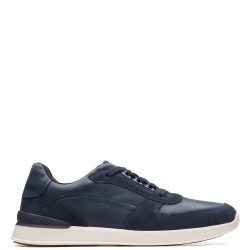 Ανδρικά Sneakers Μπλε Δέρμα RACE LITE MOVE Clarks