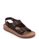 FANTASY SANDALS</br>Ανδρικά Πέδιλα Καφέ Δέρμα S004 HECTOR Fantasy Sandals FANTASY SANDALS</br>Ανδρικά Πέδιλα Καφέ Δέρμα S004 HECTOR Fantasy Sandals