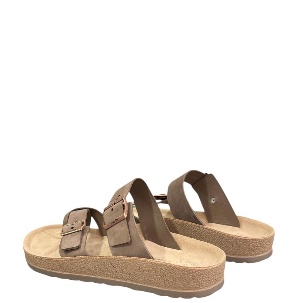 FANTASY SANDALS</br>Ανδρικές Παντόφλες Καφέ Δέρμα S005 ARIS Fantasy Sandals FANTASY SANDALS</br>Ανδρικές Παντόφλες Καφέ Δέρμα S005 ARIS Fantasy Sandals