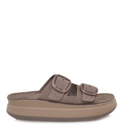 Γυναικεία Mule Καφέ Δέρμα S1100 ZEFI Fantasy Sandals
