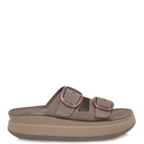 Γυναικεία Mule Καφέ Δέρμα S1100 ZEFI Fantasy Sandals Γυναικεία Mule Καφέ Δέρμα S1100 ZEFI Fantasy Sandals