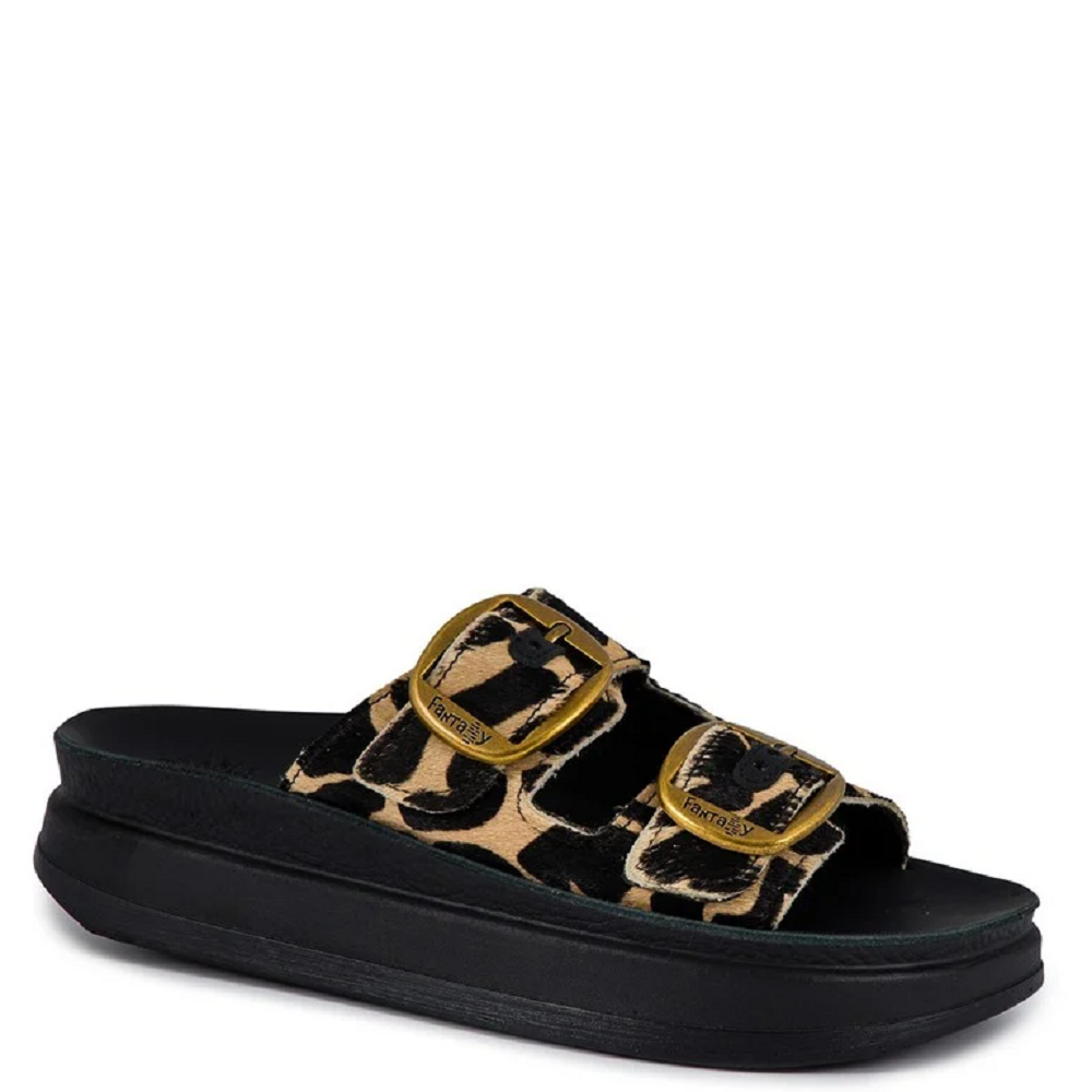 FANTASY SANDALS</br>Γυναικείες Πλατφόρμες Μαύρο Animal Δέρμα S1100 ZEFI Fantasy Sandals FANTASY SANDALS</br>Γυναικείες Πλατφόρμες Μαύρο Animal Δέρμα S1100 ZEFI Fantasy Sandals