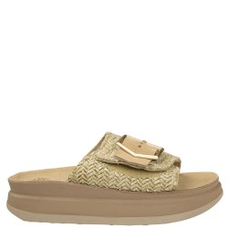 Γυναικεία Mule Μπεζ Ψάθα S1101 MALFA Fantasy Sandals