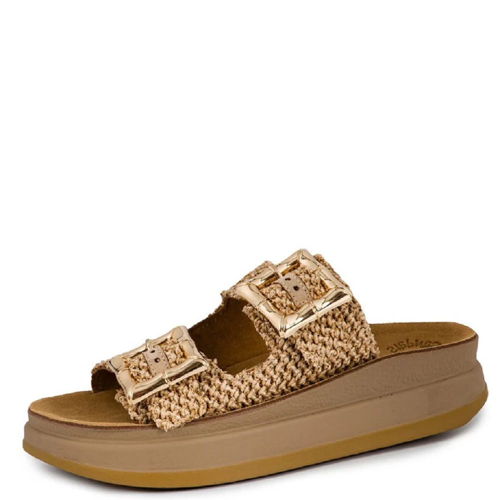 FANTASY SANDALS</br>Fantasy Sandals S1111 BAMBOO Γυναικείες Πλατφόρμες Ταμπά 