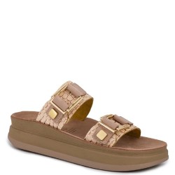 Γυναικείες Πλατφόρμες Ροζ Χρυσό Δέρμα S1112 ADELITA Fantasy Sandals