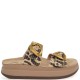FANTASY SANDALS</br>Fantasy Sandals S1121 ABEBA Γυναικείες Πλατφόρμες Καφέ Africana Δέρμα