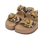 FANTASY SANDALS</br>Fantasy Sandals S1121 ABEBA Γυναικείες Πλατφόρμες Καφέ Africana Δέρμα