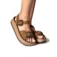 FANTASY SANDALS</br>Fantasy Sandals S1122 MILEY Γυναικείες Πλατφόρμες Ταμπά Δέρμα