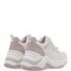 RENATO GARINI</br>Γυναικεία Sneakers Λευκό/Πλατίνα με στάμπα 106-21EX40 Renato Garini