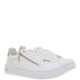 RENATO GARINI</br>Γυναικεία Sneakers Λευκό/Πλατίνα με στάμπα 23WS10103 Renato Garini RENATO GARINI</br>Γυναικεία Sneakers Λευκό/Πλατίνα με στάμπα 23WS10103 Renato Garini