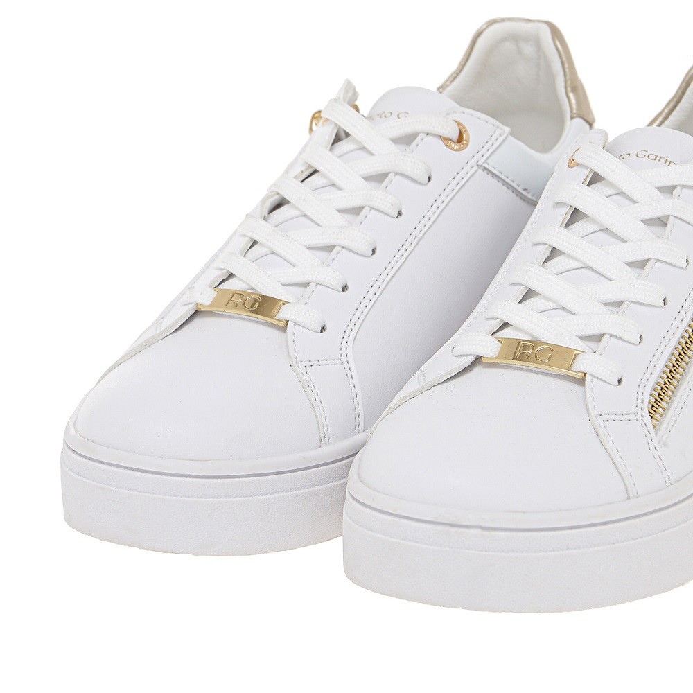 RENATO GARINI</br>Γυναικεία Sneakers Λευκό/Πλατίνα με στάμπα 23WS10103 Renato Garini RENATO GARINI</br>Γυναικεία Sneakers Λευκό/Πλατίνα με στάμπα 23WS10103 Renato Garini