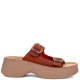 FANTASY SANDALS</br>Γυναικείες Πλατφόρμες Πορτοκαλί Δέρμα S2100 ROCHELLE Fantasy Sandals FANTASY SANDALS</br>Γυναικείες Πλατφόρμες Πορτοκαλί Δέρμα S2100 ROCHELLE Fantasy Sandals