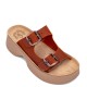 FANTASY SANDALS</br>Γυναικείες Πλατφόρμες Πορτοκαλί Δέρμα S2100 ROCHELLE Fantasy Sandals FANTASY SANDALS</br>Γυναικείες Πλατφόρμες Πορτοκαλί Δέρμα S2100 ROCHELLE Fantasy Sandals