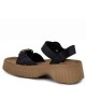 FANTASY SANDALS</br>Γυναικείες Πλατφόρμες Μαύρο Δέρμα S2104 IVONNE Fantasy Sandals FANTASY SANDALS</br>Γυναικείες Πλατφόρμες Μαύρο Δέρμα S2104 IVONNE Fantasy Sandals