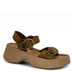 Γυναικείες Πλατφόρμες Καφέ Δέρμα S2104 IVONNE Fantasy Sandals