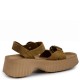 FANTASY SANDALS</br>Γυναικείες Πλατφόρμες Καφέ Δέρμα S2104 IVONNE Fantasy Sandals FANTASY SANDALS</br>Γυναικείες Πλατφόρμες Καφέ Δέρμα S2104 IVONNE Fantasy Sandals