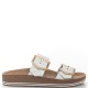 FANTASY SANDALS</br>Γυναικεία Mule Λευκό Δέρμα S331 TAYLOR Fantasy Sandals