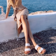 FANTASY SANDALS</br>Γυναικεία Mule Λευκό Δέρμα S331 TAYLOR Fantasy Sandals