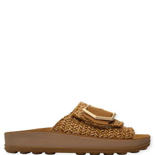 Fantasy Sandals S335 KORINA Γυναικεία Mule Ταμπά Ψάθα