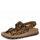 FANTASY SANDALS</br>Γυναικεία Σανδάλια Μόκα Λεοπάρ Δέρμα S349 FABIOLA Fantasy Sandals FANTASY SANDALS</br>Γυναικεία Σανδάλια Μόκα Λεοπάρ Δέρμα S349 FABIOLA Fantasy Sandals