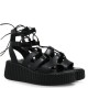 TSAKIRIS MALLAS</br>Γυναικεία Flat Platform Μαύρο Δέρμα 634 CHLOE 6-1 Tsakiris Mallas TSAKIRIS MALLAS</br>Γυναικεία Flat Platform Μαύρο Δέρμα 634 CHLOE 6-1 Tsakiris Mallas