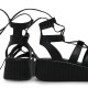 TSAKIRIS MALLAS</br>Γυναικεία Flat Platform Μαύρο Δέρμα 634 CHLOE 6-1 Tsakiris Mallas TSAKIRIS MALLAS</br>Γυναικεία Flat Platform Μαύρο Δέρμα 634 CHLOE 6-1 Tsakiris Mallas