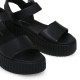 TSAKIRIS MALLAS</br>Γυναικεία Flat Platform Μαύρο Δέρμα 653 CHLOE 6-1 Tsakiris Mallas TSAKIRIS MALLAS</br>Γυναικεία Flat Platform Μαύρο Δέρμα 653 CHLOE 6-1 Tsakiris Mallas