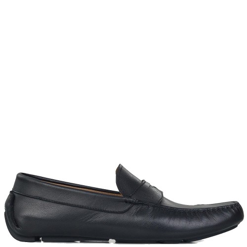 Ανδρικά Μοκασίνια Μαύρο Δέρμα S6890 EPSON NAPA Boss