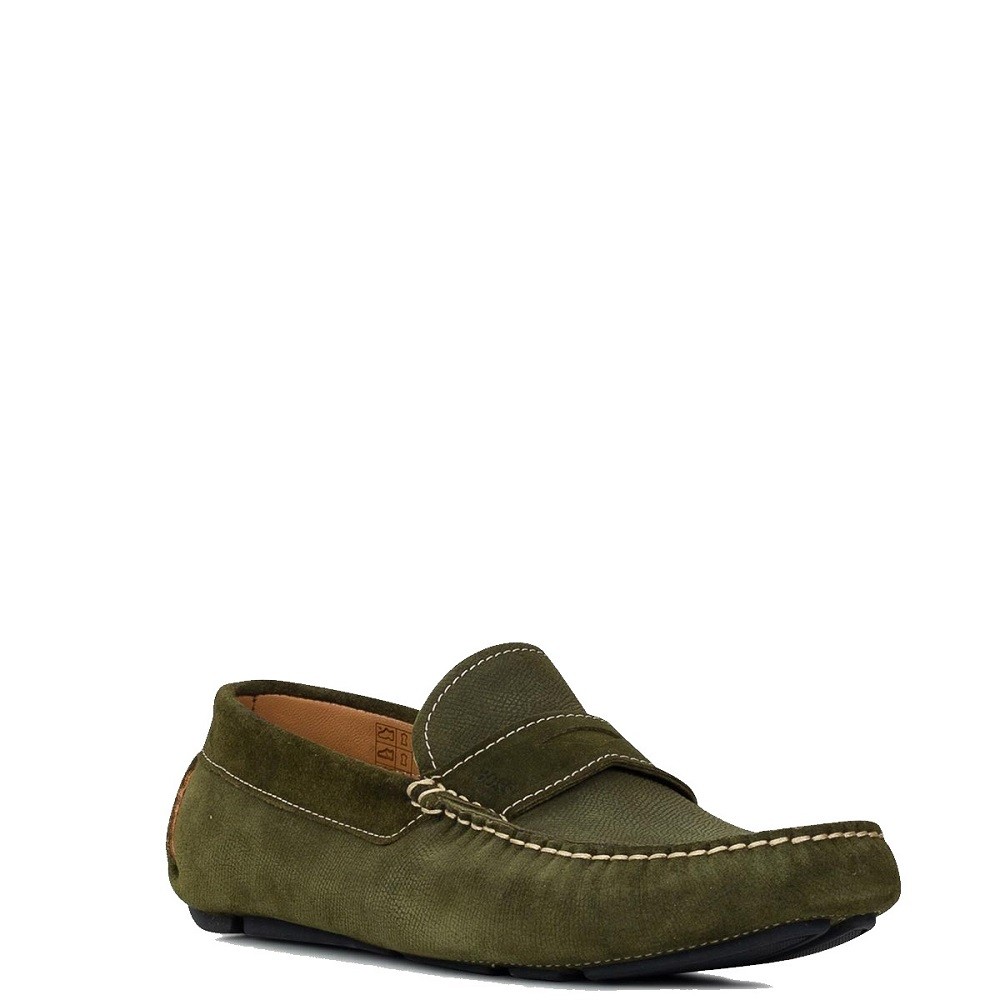 BOSS</br>Boss S6890 EPSON Ανδρικά Μοκασίνια Χακί Suede 
