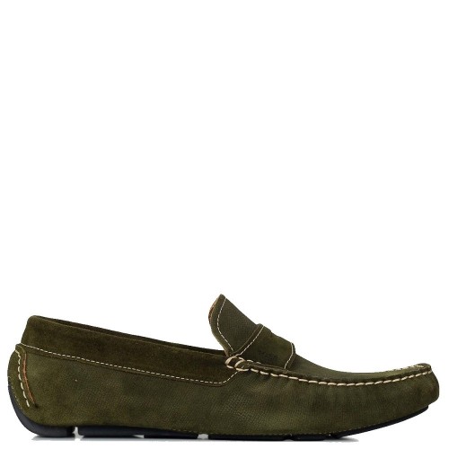 Boss S6890 EPSON Ανδρικά Μοκασίνια Χακί Suede 