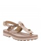 FANTASY SANDALS</br>Γυναικεία Πέδιλα Ροζ Χρυσό Δέρμα S9005 MARLENA Fantasy Sandals