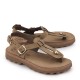 FANTASY SANDALS</br>Γυναικεία Σανδάλια Χακί Δέρμα S9005 MARLENA Fantasy Sandals FANTASY SANDALS</br>Γυναικεία Σανδάλια Χακί Δέρμα S9005 MARLENA Fantasy Sandals