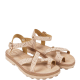FANTASY SANDALS</br>Γυναικεία Πέδιλα Ροζ Χρυσό Δέρμα S9045 RIVER Fantasy Sandals