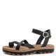 FANTASY SANDALS</br>Γυναικεία Σανδάλια Μαύρο Δέρμα S9045 RIVER Fantasy Sandals FANTASY SANDALS</br>Γυναικεία Σανδάλια Μαύρο Δέρμα S9045 RIVER Fantasy Sandals