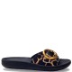 FANTASY SANDALS</br>Fantasy Sandals S922 KIKI Γυναικεία Mules Μαύρο Animal Δέρμα