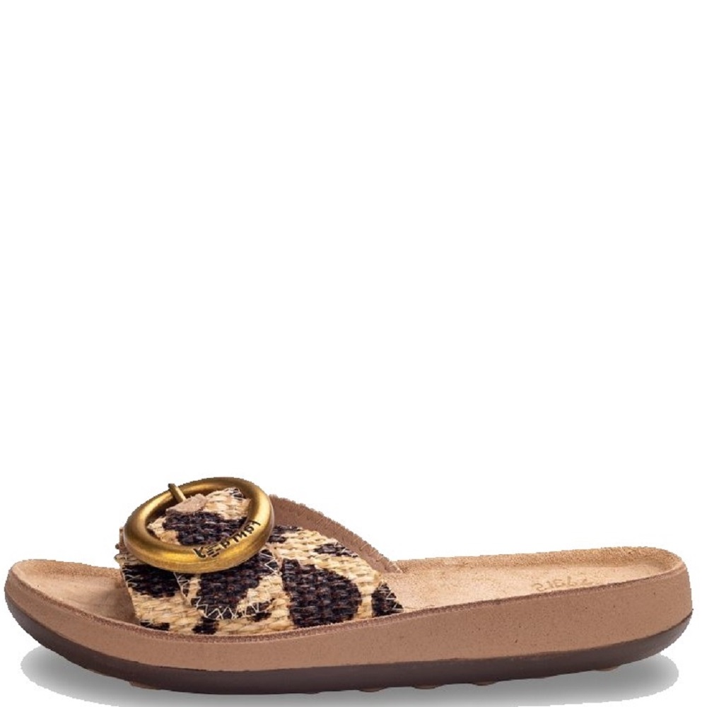 FANTASY SANDALS</br>Fantasy Sandals S922 KIKI Γυναικεία Mules Καφέ Africana Δέρμα FANTASY SANDALS</br>Fantasy Sandals S922 KIKI Γυναικεία Mules Καφέ Africana Δέρμα