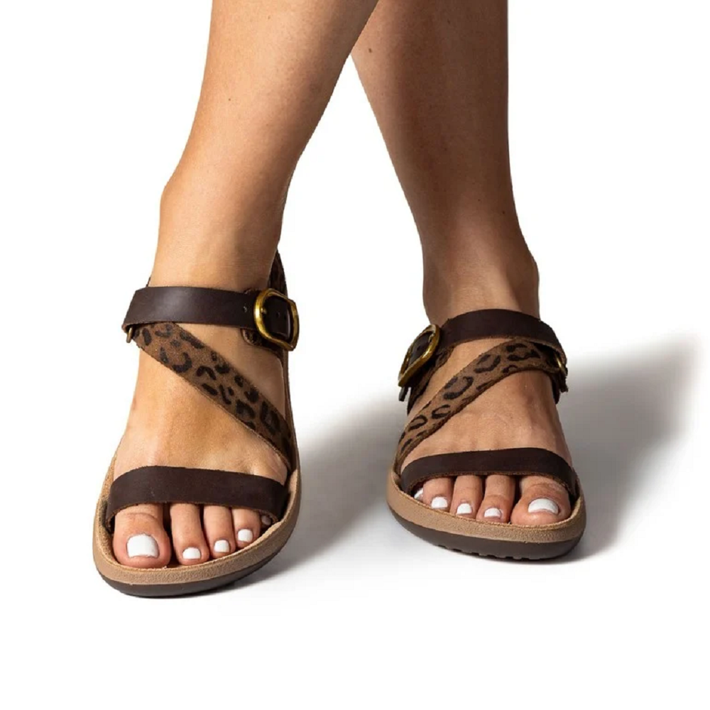 FANTASY SANDALS</br>Fantasy Sandals S942 COLLETE Γυναικεία Σανδάλια Καφέ Leopardo Δέρμα FANTASY SANDALS</br>Fantasy Sandals S942 COLLETE Γυναικεία Σανδάλια Καφέ Leopardo Δέρμα