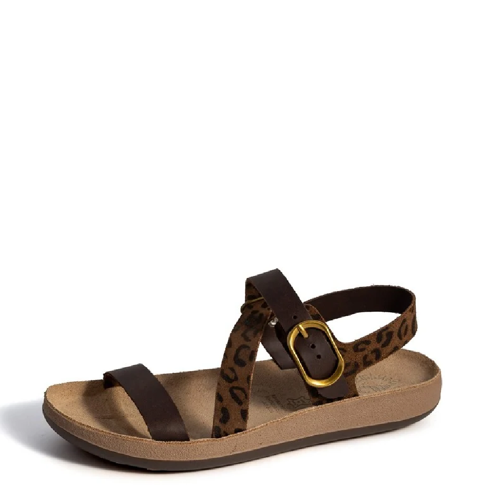 FANTASY SANDALS</br>Fantasy Sandals S942 COLLETE Γυναικεία Σανδάλια Καφέ Leopardo Δέρμα FANTASY SANDALS</br>Fantasy Sandals S942 COLLETE Γυναικεία Σανδάλια Καφέ Leopardo Δέρμα