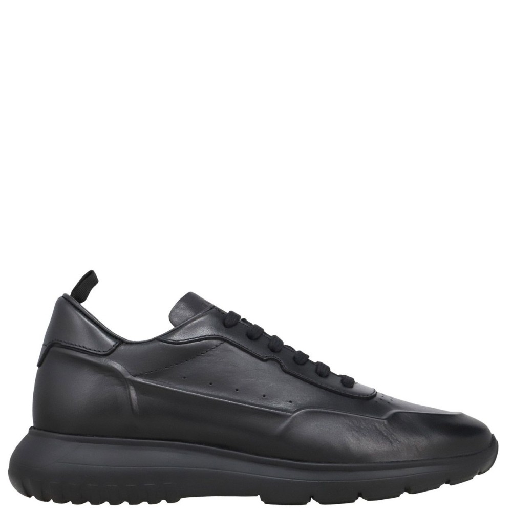 KALOGIROU</br>Ανδρικά Sneakers Μαύρο Δέρμα SAGA Kalogirou KALOGIROU</br>Ανδρικά Sneakers Μαύρο Δέρμα SAGA Kalogirou