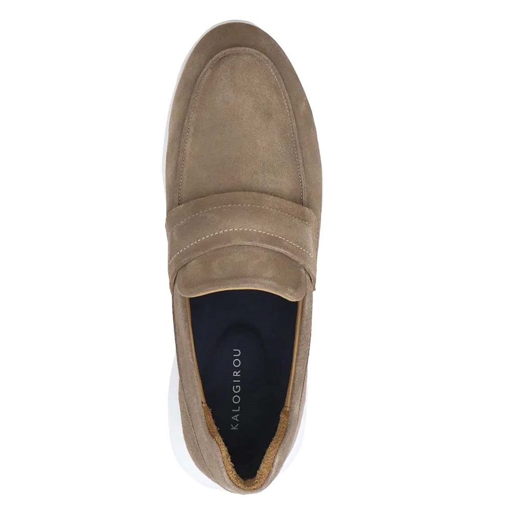 KALOGIROU</br>Ανδρικά Μοκασίνια/Loafers Μπεζ Suede SEAN-00K2 Kalogirou KALOGIROU</br>Ανδρικά Μοκασίνια/Loafers Μπεζ Suede SEAN-00K2 Kalogirou